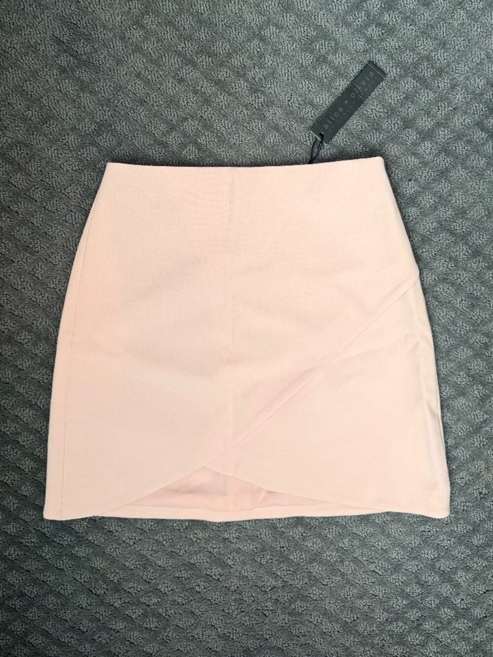 Alice + Olivia Classics Tulip Hem Miniskirt